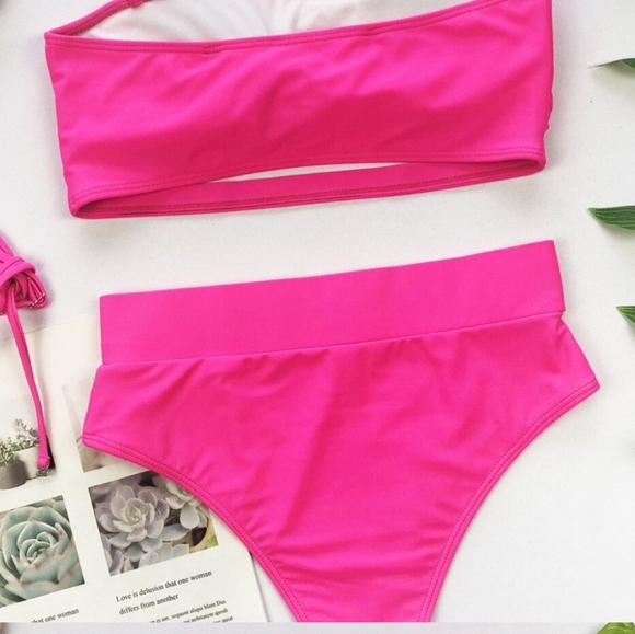 Brazilian Style Push Up High Waist Bikini - Picture 4 of 5